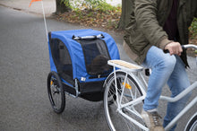 Afbeelding in Gallery-weergave laden, Fietskar opvouwbaar blauw tot 40kg