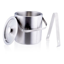 Afbeelding in Gallery-weergave laden, Ijsemmer inox met tang luxe