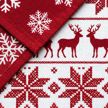 Afbeelding in Gallery-weergave laden, Dekbedovertrek 2 pers microvezel FLANEL superzacht 220x240cm CHRISTMAS