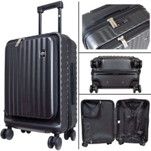 Afbeelding in Gallery-weergave laden, Koffer business Poly extra licht zwart