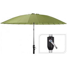 Afbeelding in Gallery-weergave laden, Parasol Shanghai groot 2,5m groen of blauw