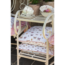 Afbeelding in Gallery-weergave laden, Kussen katoen roze vlinders 40x40cm