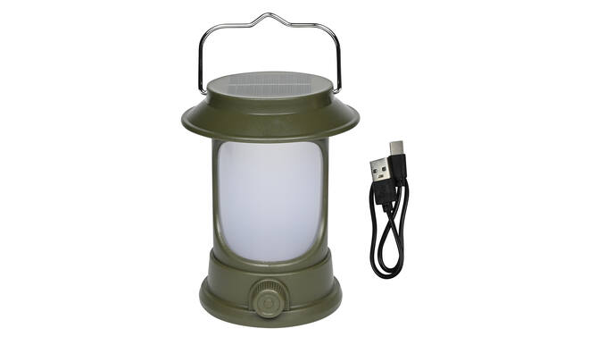 Lantaarn campinglamp dimbaar solar of opladen
