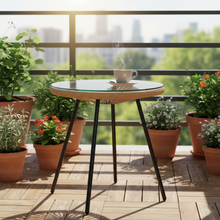 Afbeelding in Gallery-weergave laden, Tuintafel luxe D45cm H45cm glas
