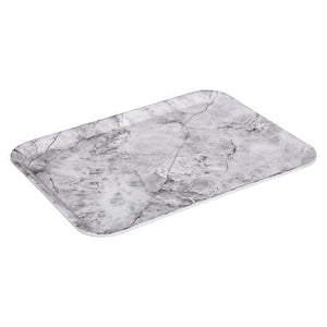 Dienblad marmerlook 43x33cm zwart of wit