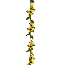 Afbeelding in Gallery-weergave laden, Zonnebloemen slinger 1.8m
