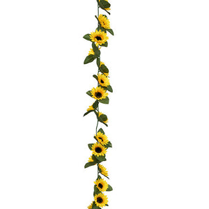 Zonnebloemen slinger 1.8m