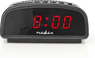 Wekker zwart met snoozefunctie