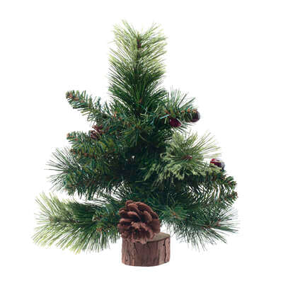 Groene kerstboom 25cm