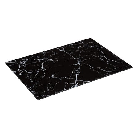 Snijplank glas 40x30cm marmer