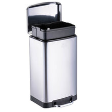 Afbeelding in Gallery-weergave laden, Pedaalemmer 20l soft close inox
