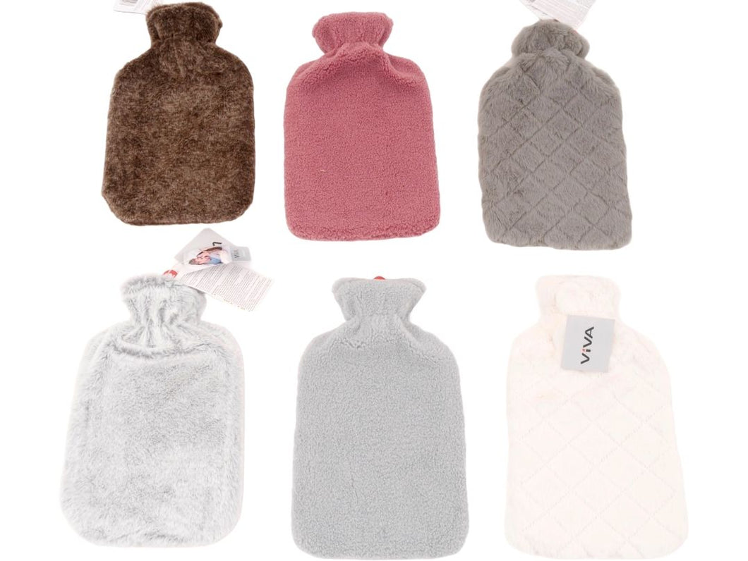 Warmwaterkruik met bont jasje