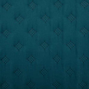 Bedsprei + kussenslopen blauwgroen 240x260cm