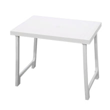 Afbeelding in Gallery-weergave laden, Tuintafel 56x81xH63cm wit inklapbaar
