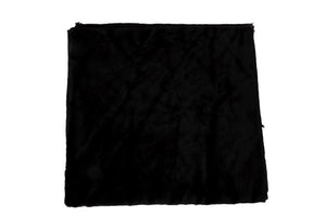 Tafelloper fur 40x150cm zwart