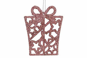Hanger Gift roze 16cm
