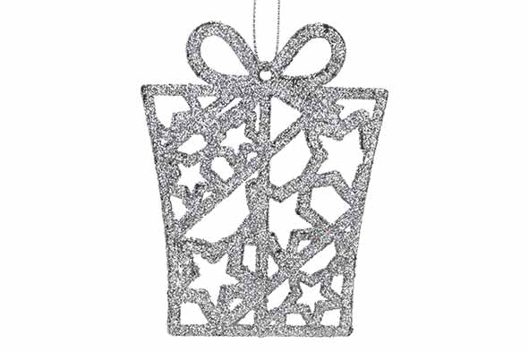 Hanger Gift zilver 16cm
