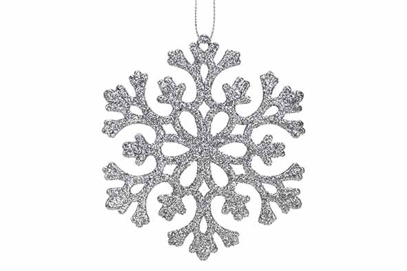 Hanger sneeuwvlok zilver