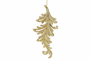 Hanger Leaf goud 16cm