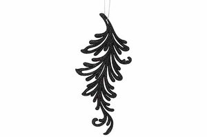 Hanger Leaf zwart 16cm