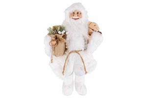 Kerstman wit H46cm