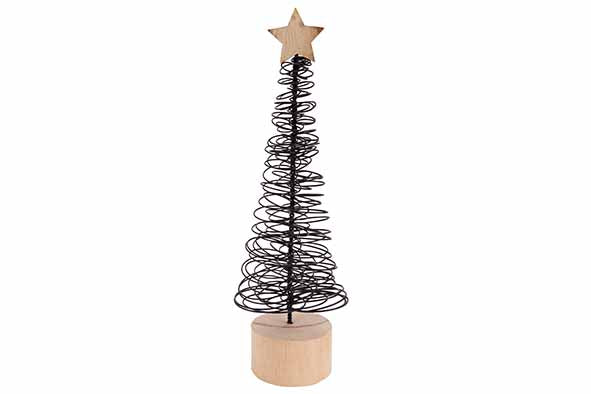 Kerstboom loop zwart