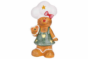 Cookie figuur met ledverlichting H37cm