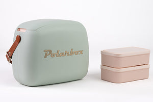 Koelbox 6l + 2 lunchboxen matcha gold