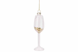 Hanger glas champagneglas H14cm