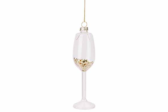 Hanger glas champagneglas H14cm