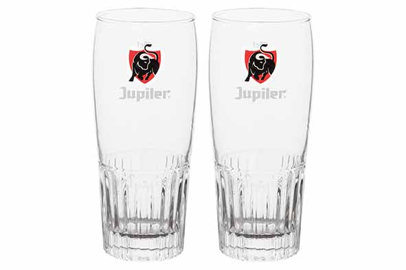Bierglas 25cl Jupiler 2 stuks