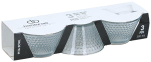 Amuse of ijs coupe glas 30cl set van 3 stuks