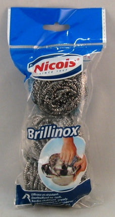 Inox sponzen 3stuks