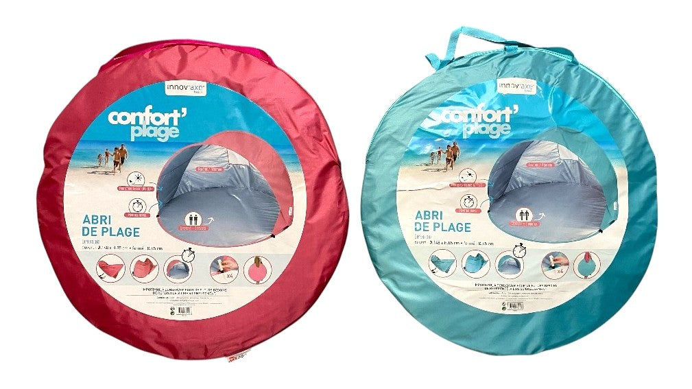 Strandtent pop up 3 kleuren