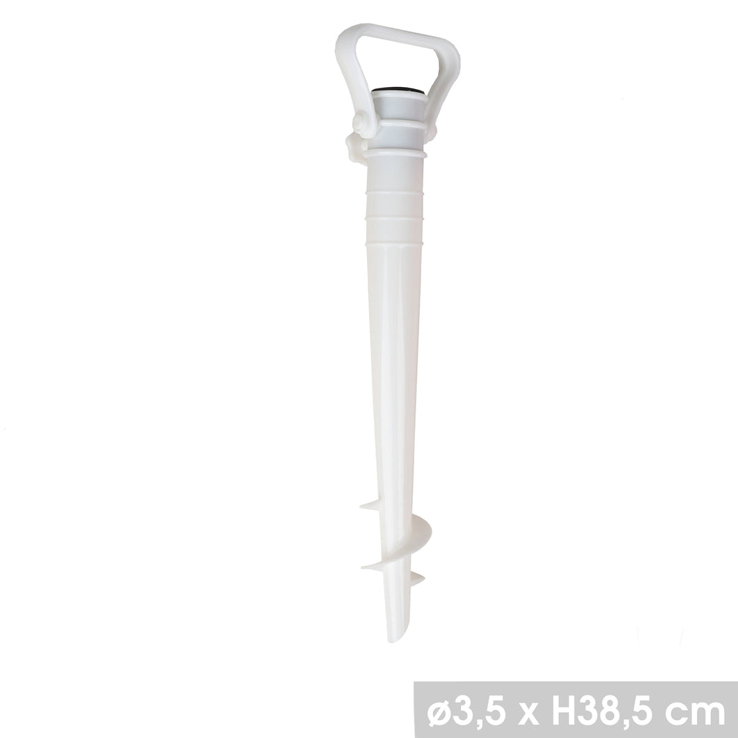 Parasolhouder zand wit
