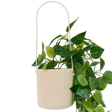 Afbeelding in Gallery-weergave laden, Hang kunst plant met beige pot H82cm
