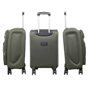 Koffer nylon groen