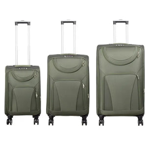 Koffer nylon groen