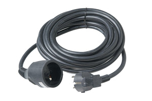 Verlengkabel 3G1.5mm zwart