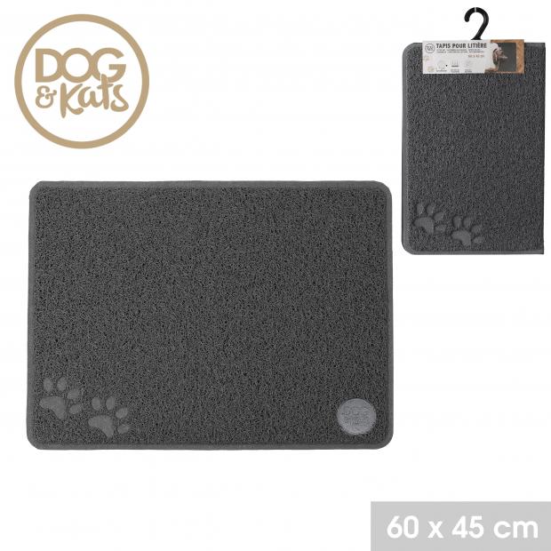 Dieren placemat antislip zwart XL