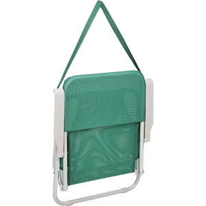 Plooibare strandstoel aluminium 2 kleuren