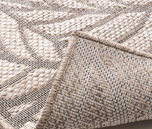 Tapijt beige leaves 120x170cm