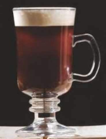 Irish Coffee of chocomelk glas