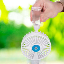 Afbeelding in Gallery-weergave laden, Ventilator wit met mist oplaadbaar
