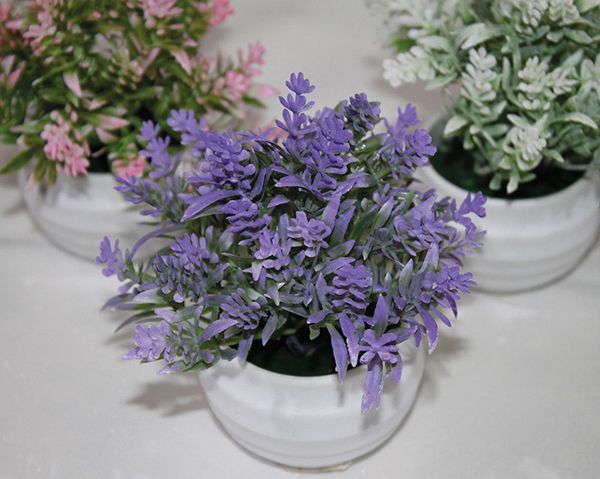Kunst bloemen plantje H12cm