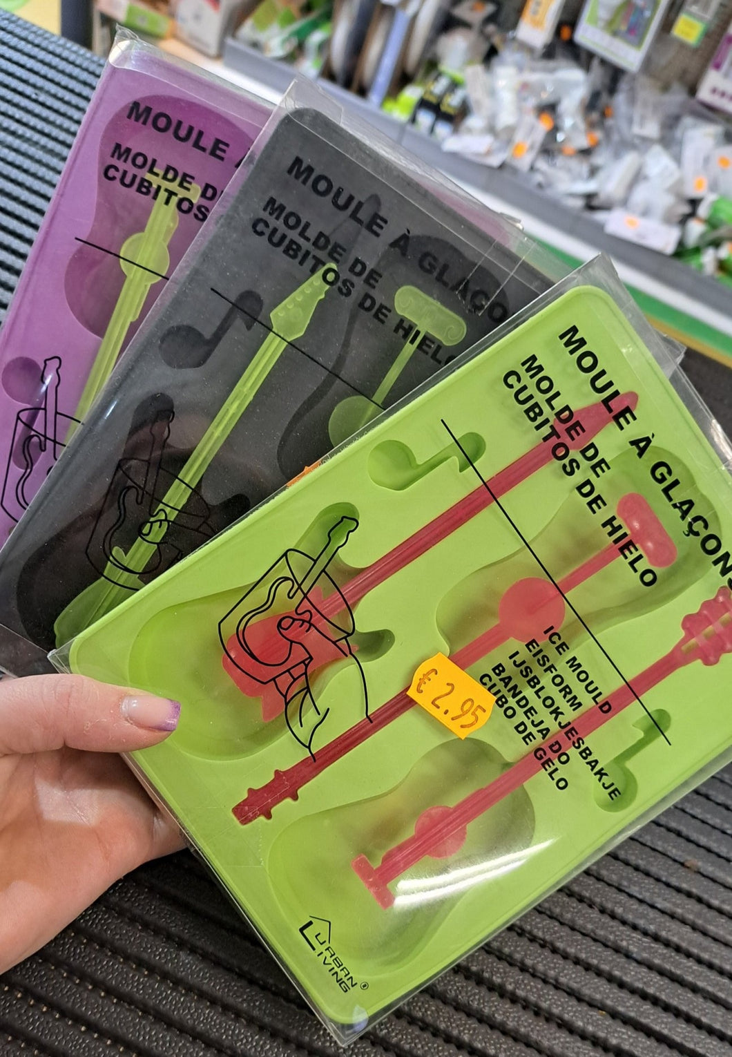 Ijsblokhouder muziek instrumenten silicone