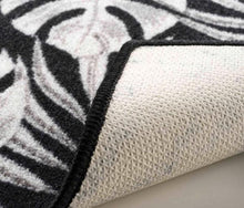Afbeelding in Gallery-weergave laden, Deurtapijt 40x60cm Jungle black
