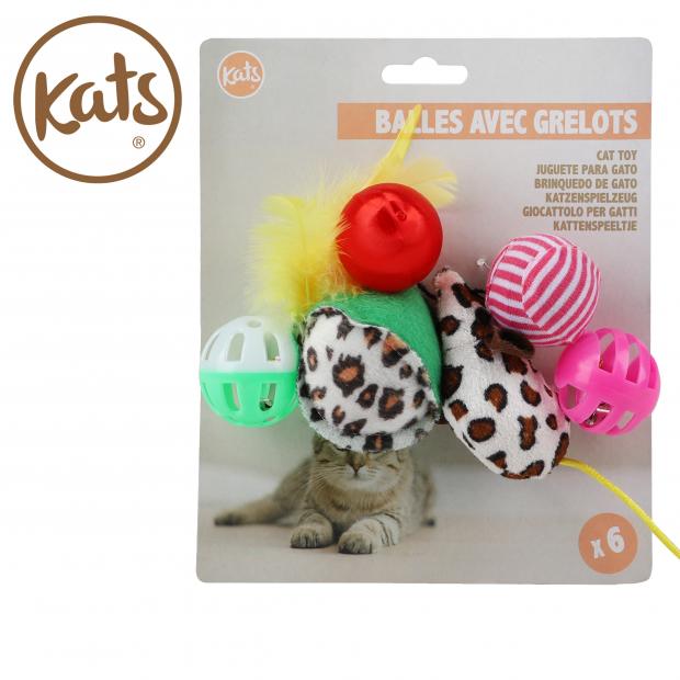 Kattenspeelgoed 6st