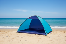 Afbeelding in Gallery-weergave laden, Strandtent pop up blauw XL
