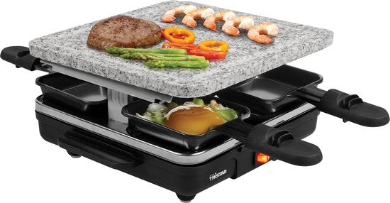 Grill steen raclette 4 personen